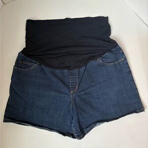 Women’s LIZ LANGE MATERNITY Denim Shorts XL